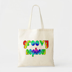 Cool Nephews Birthdays Christmas Groovy Nephew Tote Bag