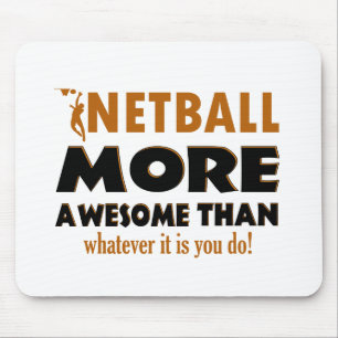 Cool Netball designs Mouse Pad