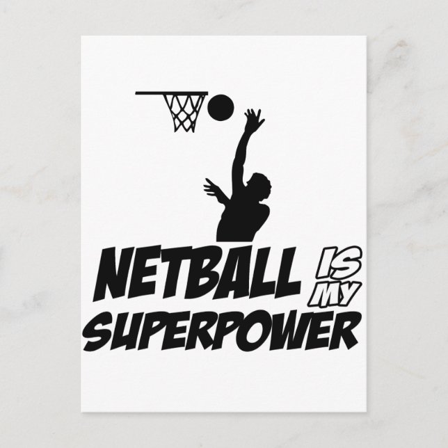 Cool Netball designs Postcard (Front)
