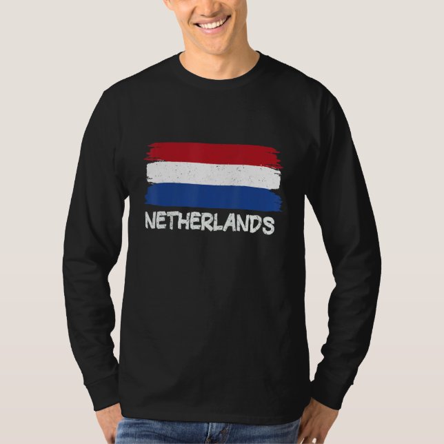Cool Netherlands Flag T-Shirt (Front)