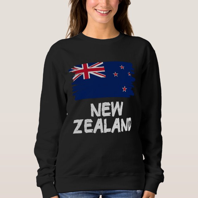 Cool New Zealand Flag Sweatshirt (Front)