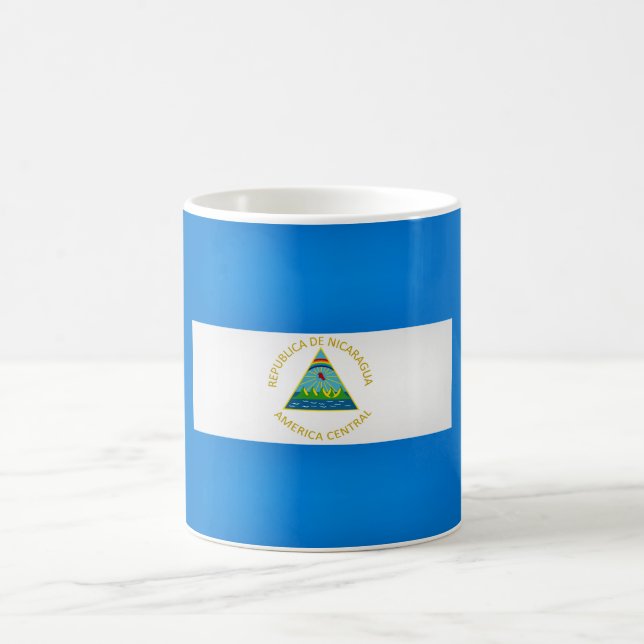 Cool Nicaragua Flag Coffee Mug (Center)