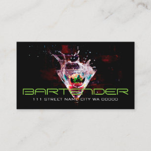Cool Night Club Dancing Bar Nightlife Business Bus Card