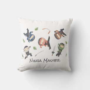 Cool Ninja Kids - Custom Gender Neutral Design  Cushion