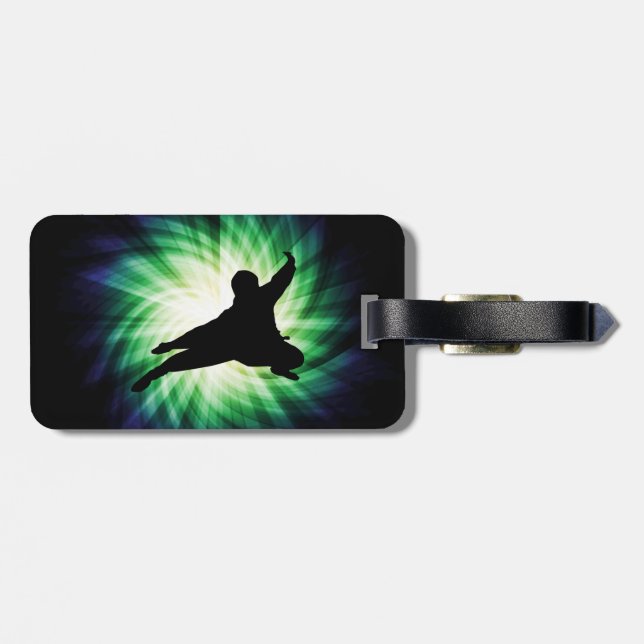 Cool Ninja Luggage Tag (Back Horizontal)