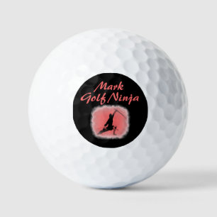 Cool Ninja Warrior Golf Balls