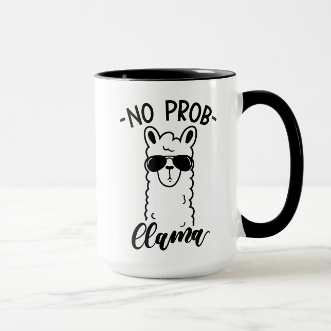 Cool No Prob Llama Mug (Right)