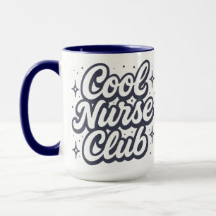 Cool Nurse Club Retro Nursing Healthcare Mug