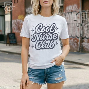 Cool Nurse Club Retro Nursing Healthcare T-Shirt