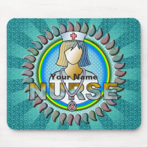 Cool Nurse Mouse Pad
