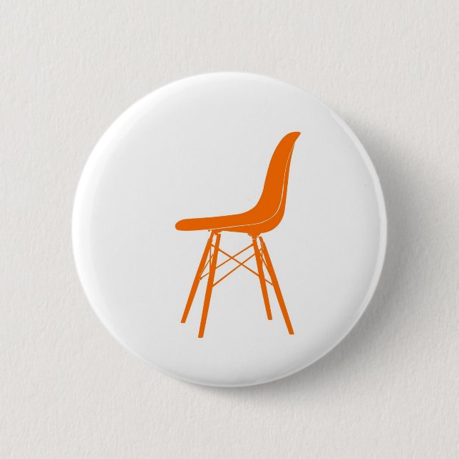 Cool objects eames chair 6 cm round badge (Front)