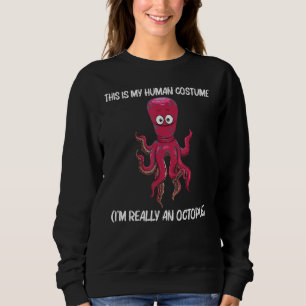 Cool Octopus For Men Women Sea Life Ocean Biology Sweatshirt