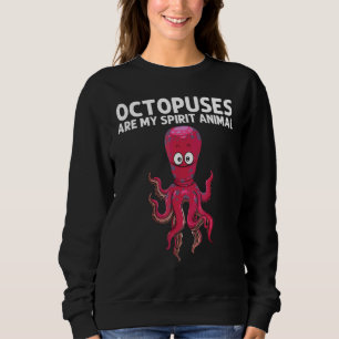 Cool Octopus For Men Women Sea Life Ocean Biology  Sweatshirt