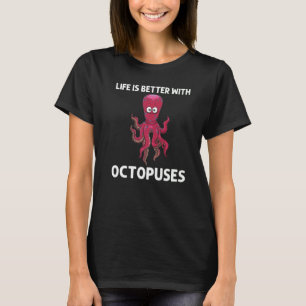 Cool Octopus For Men Women Sea Life Ocean Biology T-Shirt