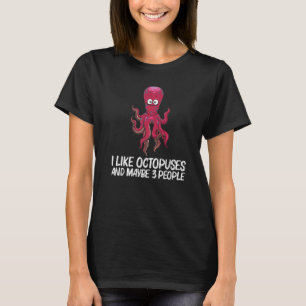 Cool Octopus For Men Women Sea Life Ocean Biology T-Shirt