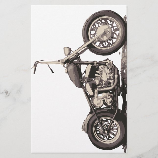 Cool Old Motorbike (Front)