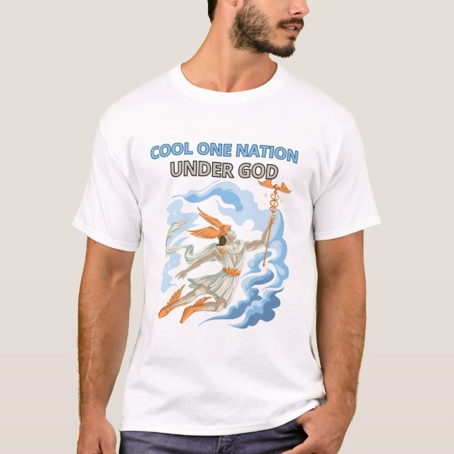 Cool One Nation Under God T-Shirt (Front)