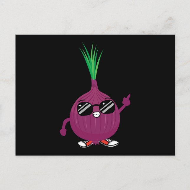Cool Onion Postcard (Front)