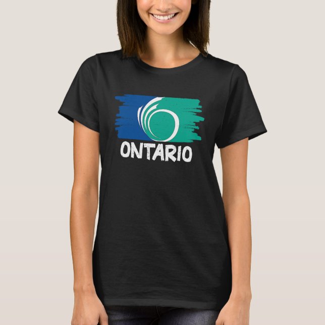 Cool Ontario Flag T-Shirt (Front)