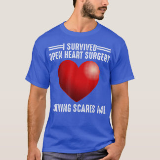Cool Open Heart Surgery Art Men Women Transplant S T-Shirt