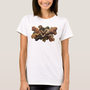 Cool Orange ABSTRACT ART Design T-Shirt