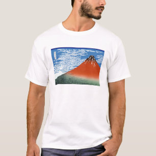 Cool oriental japanese Hokusai Fuji View landscape T-Shirt