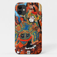 Cool oriental japanese legendary hero Samurai art