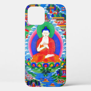 Cool oriental mandala Mahavairocana god iPhone 12 Case