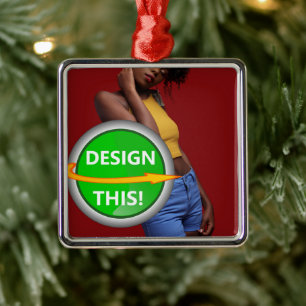 COOL! Ornament - Premium Square Ornament - Custom