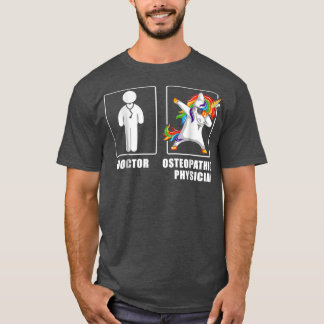 Cool Osteopathic Physician Men Unicorn Funny Shirt