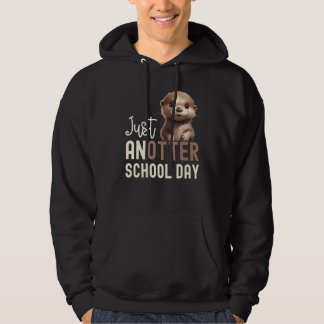 Cool Otter For Boys Girls Men Kids Vintage Sea Ott Hoodie