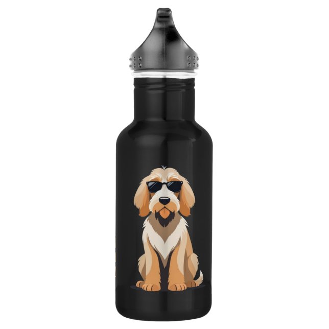 Cool Otterhound with Sunnies 532 Ml Water Bottle (Right)