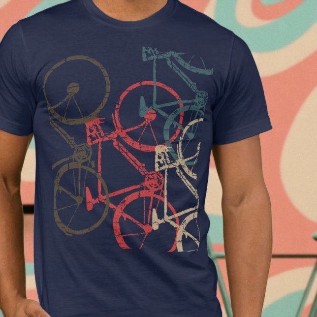 Cool Overlapped Bikes / Bicycles T-Shirt (Creator Uploaded)