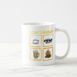 Cool P Up Camper Art For Men Women Caravan Pup Cam Coffee Mug