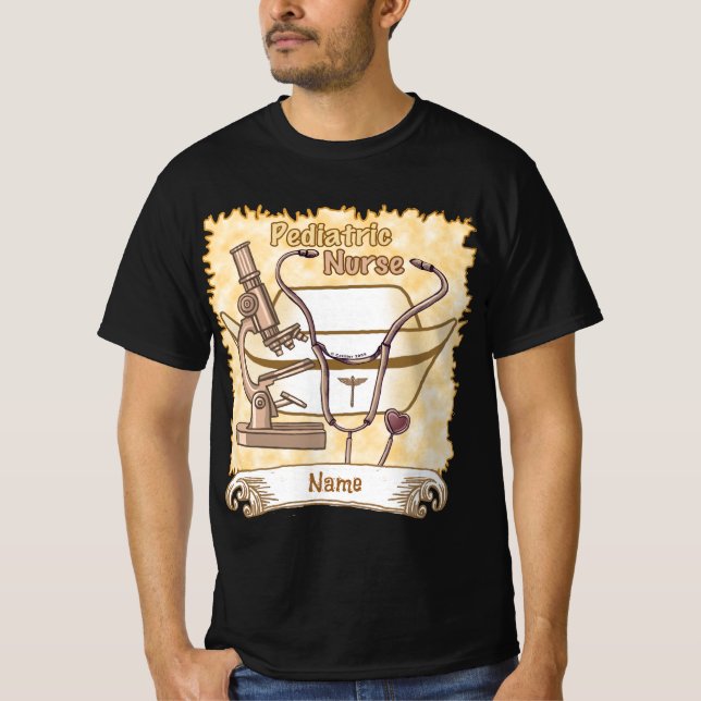Cool Paediatrics Nurse T-Shirt (Front)