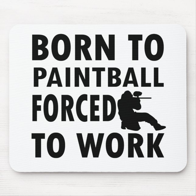 Cool Paintball Designs Mouse Pad (Front)