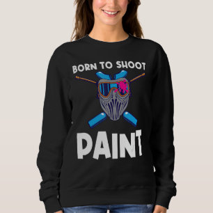 Cool Paintball For Men Women Paint Weapon Tactical Sweatshirt