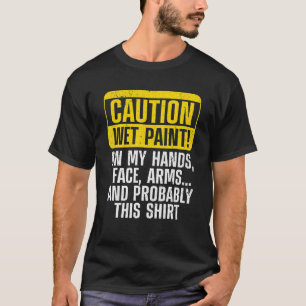 Cool Painter Art For Men Women Professional Painte T-Shirt