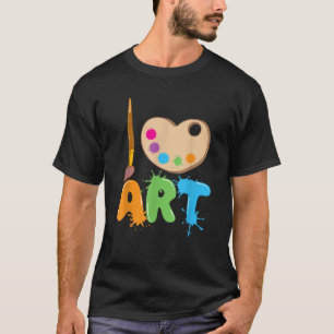 Cool Painting Art For Men Women Draw Pencil Drawin T-Shirt