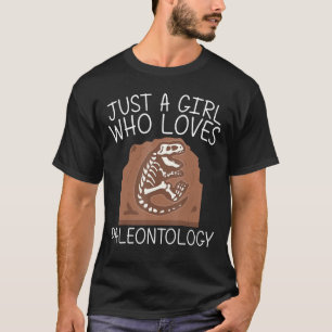 Cool Paleontology For Girls Kids Dinosaur Bones Fo T-Shirt
