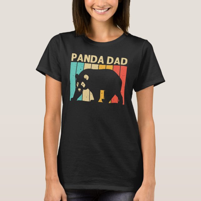 Cool Panda For Dad Father Panda Bear Animal  Zooke T-Shirt (Front)