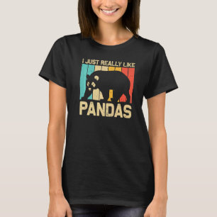 Cool Panda For Men Women Panda Bear Animal  Zookee T-Shirt