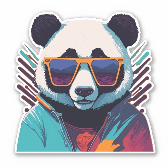 Cool Panda with Retro Vibes (Front)