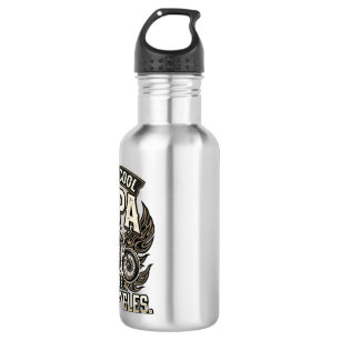 Cool Papa Motorcycle Vintage Biker 532 Ml Water Bottle