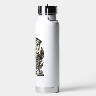 Cool Papa Motorcycle Vintage Biker Water Bottle