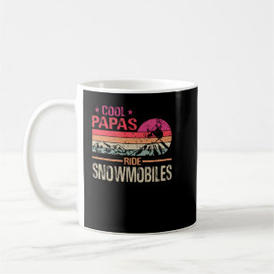 Cool Papas Ride Snowmobiles - Snowmobile Dad Grand Coffee Mug