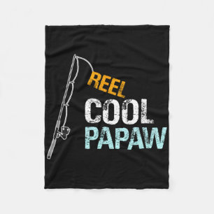 Cool Papaw Gift For Grandfather From Granddaughter Fleece Blanket