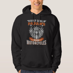 Cool Papaws Ride Motorcycles, Bike Cycling for Spo Hoodie