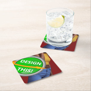 COOL! Paper Coasters - Diamond - Custom