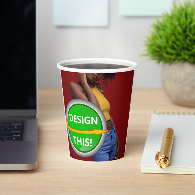 COOL! Paper Cup - 8oz - Pack of 8 - Custom (Insitu)